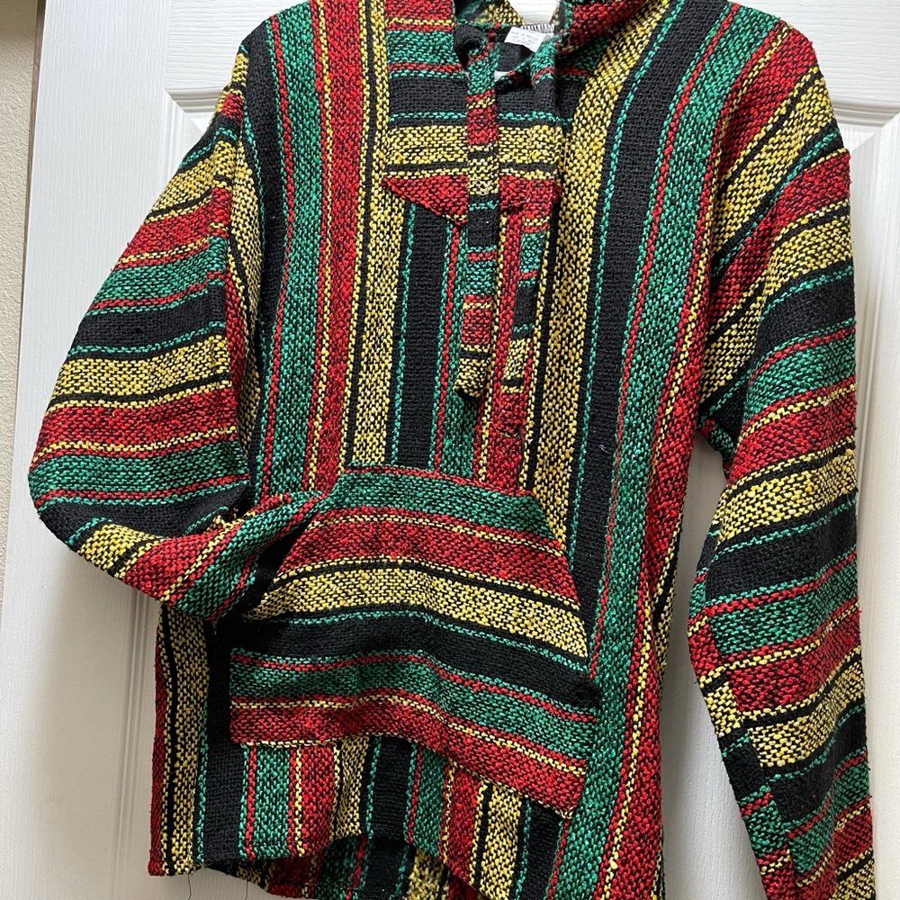 Baja Hoodie Poncho Size M